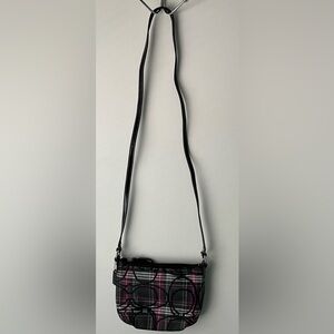 Coach Poppy Tartan Plaid Small Crossbody